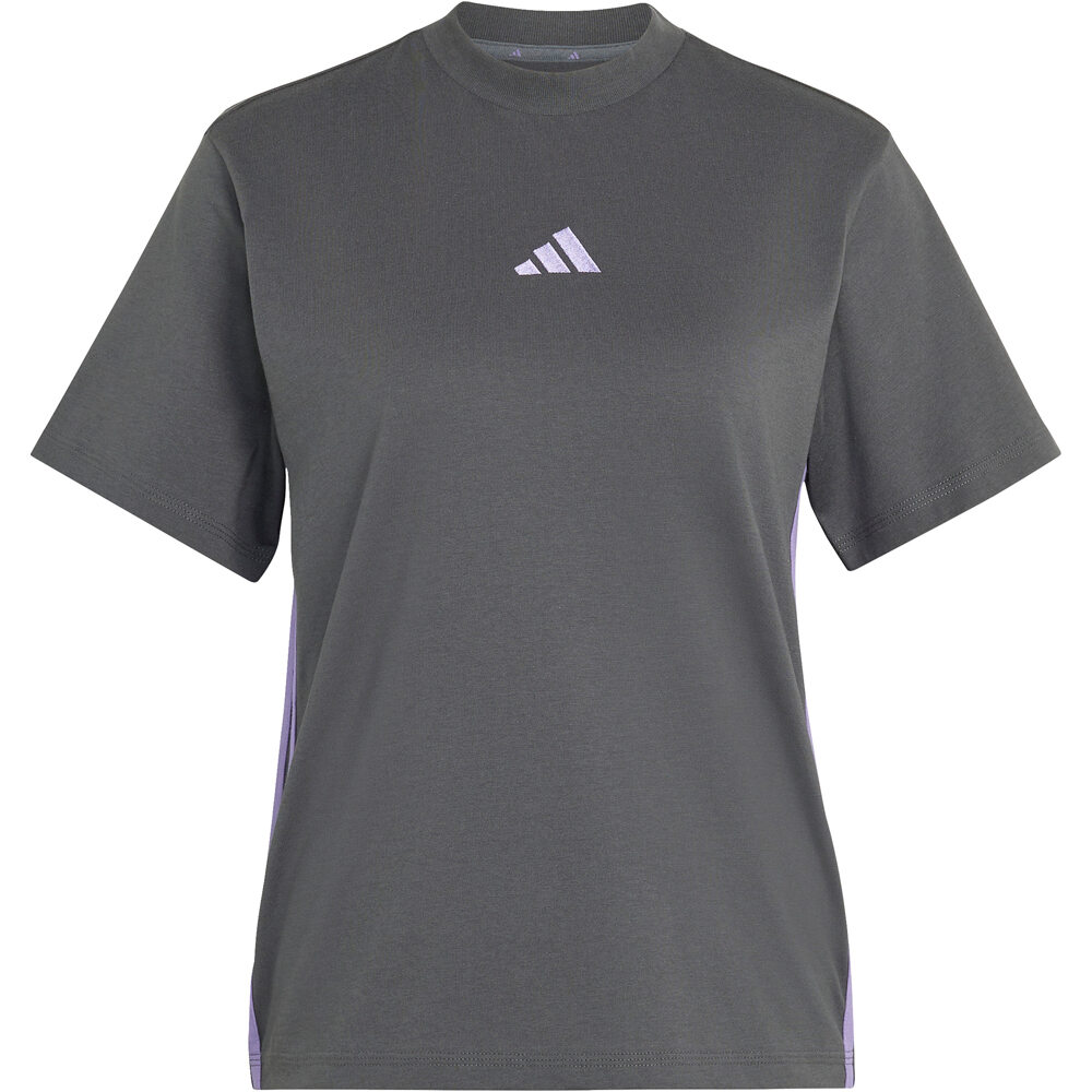 adidas camiseta manga corta mujer Camiseta Essentials Cotton 3 bandas 03