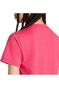 adidas camiseta manga corta mujer Camiseta Essentials Cotton 3 bandas 03
