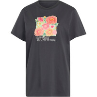 adidas camiseta manga corta mujer CAMISETA ESTAMPADA FLORAL HOLGADO 04