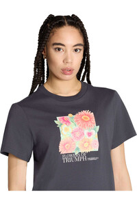adidas camiseta manga corta mujer CAMISETA ESTAMPADA FLORAL HOLGADO vista detalle