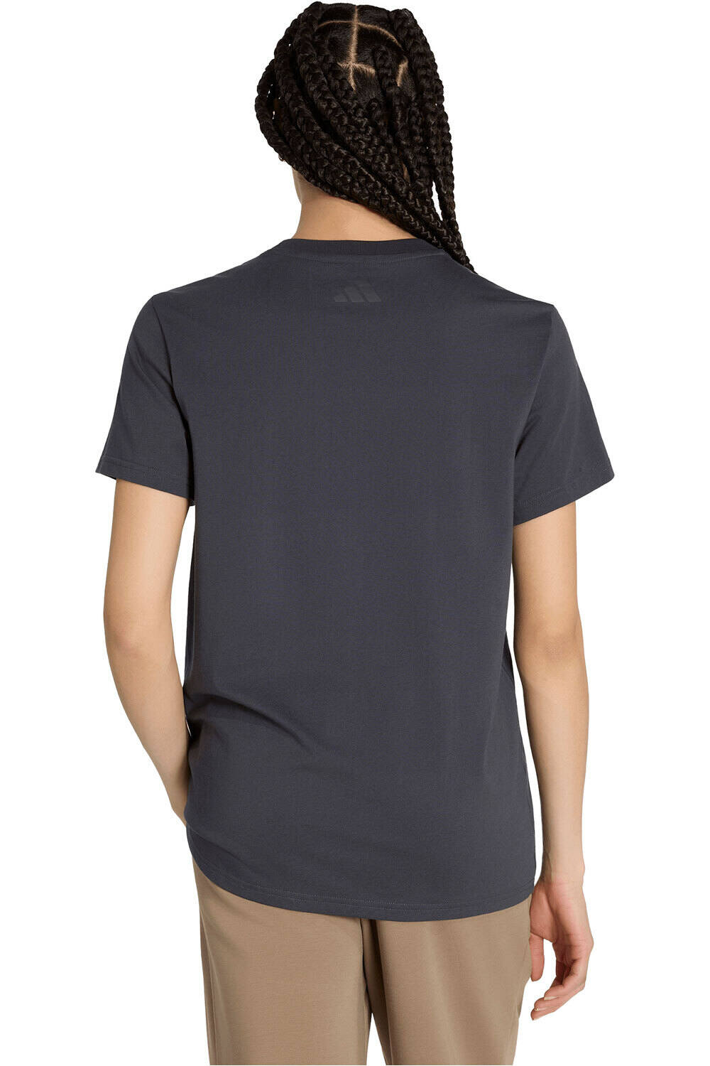 adidas camiseta manga corta mujer CAMISETA ESTAMPADA FLORAL HOLGADO vista trasera