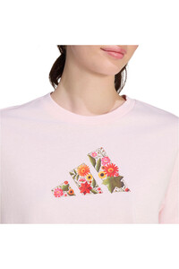 adidas camiseta manga corta mujer CAMISETA ESTAMPADA FLORAL REGULAR vista detalle