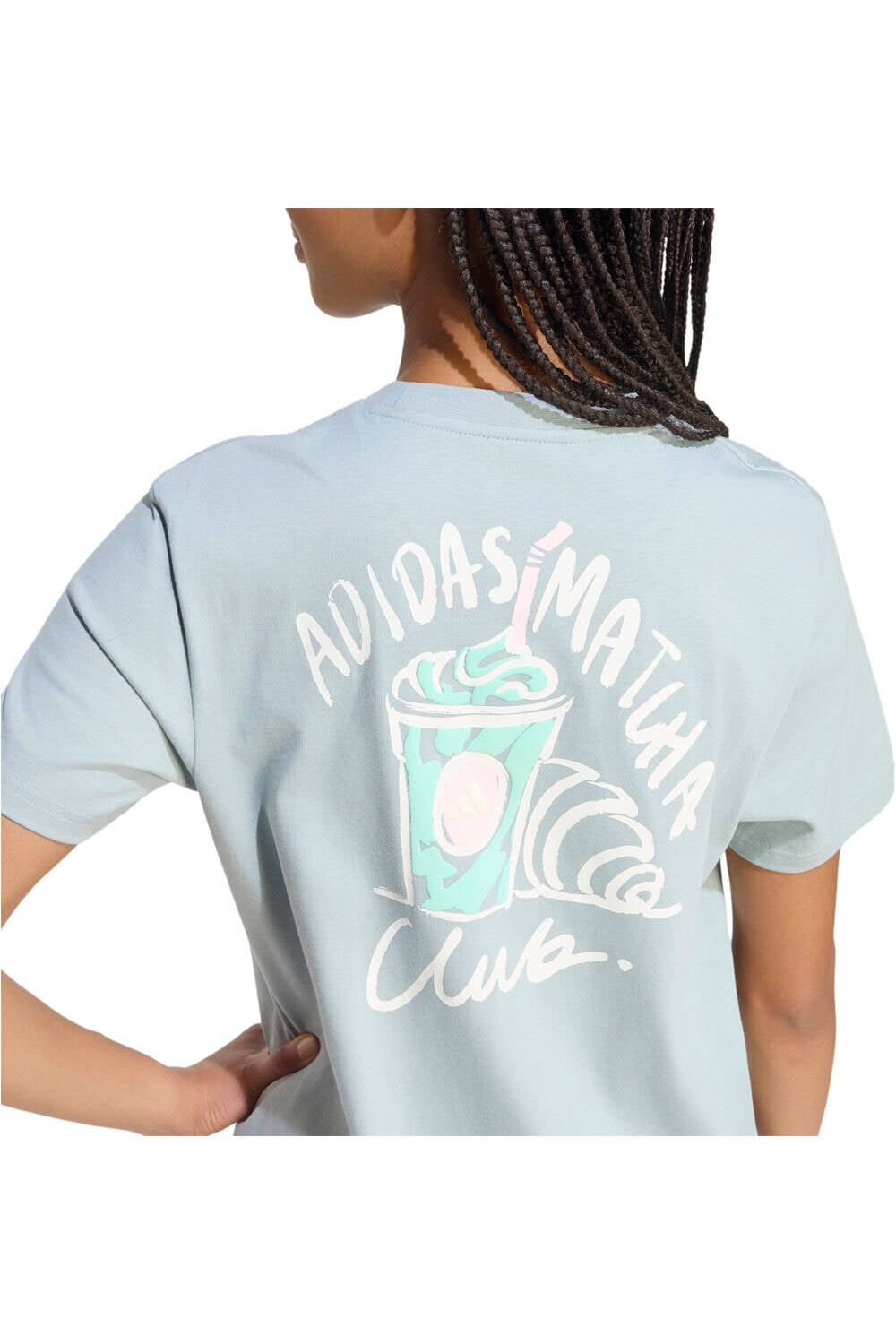 adidas camiseta manga corta mujer CAMISETA ESTAMPADA FOOD LOOSE 03