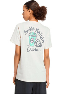 adidas camiseta manga corta mujer CAMISETA ESTAMPADA FOOD LOOSE vista trasera