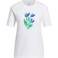 adidas camiseta manga corta mujer CAMISETA FLORAL BLOOM YOUR OWN PACE 03
