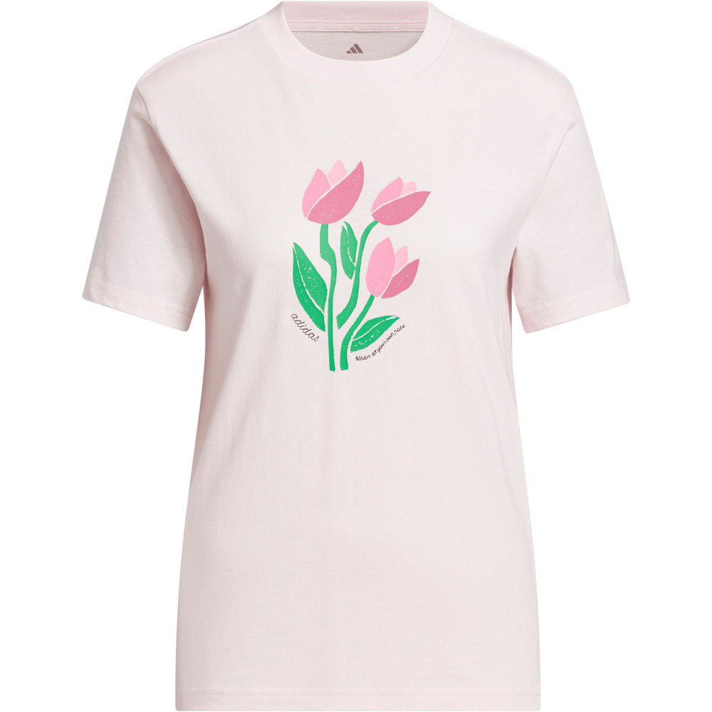 adidas camiseta manga corta mujer CAMISETA FLORAL BLOOM YOUR OWN PACE 04