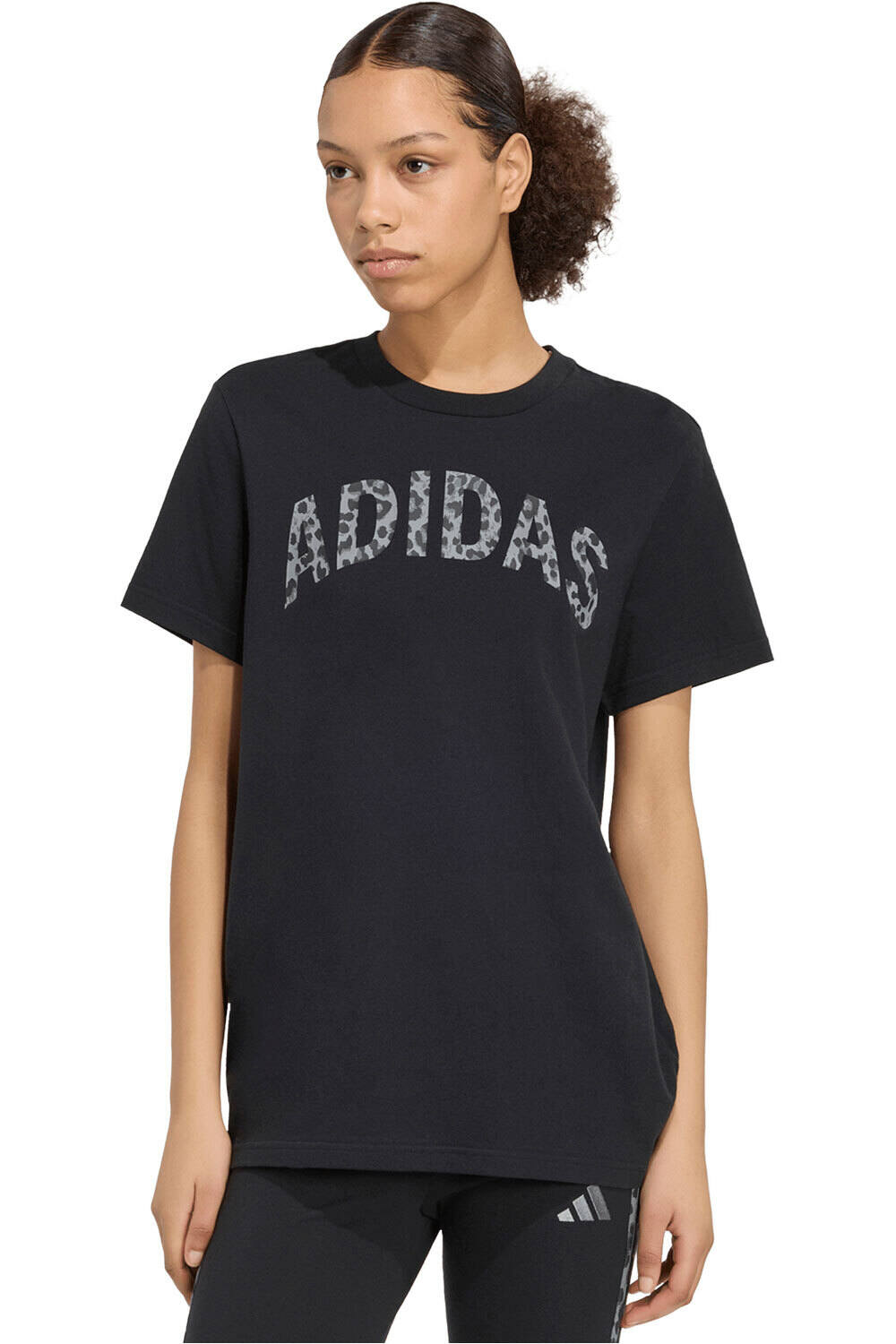 adidas camiseta manga corta mujer Camiseta Grfica Estampado Animal vista frontal