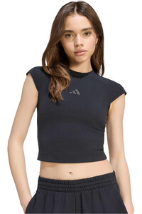 adidas camiseta manga corta mujer CAMISETA KIT SMALL LOGO DE CANAL vista detalle