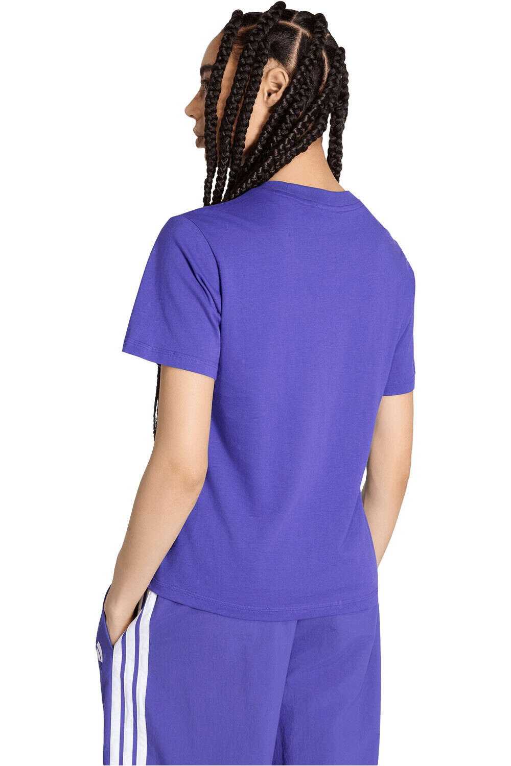 adidas camiseta manga corta mujer Camiseta LOGO pequeo Essentials vista trasera