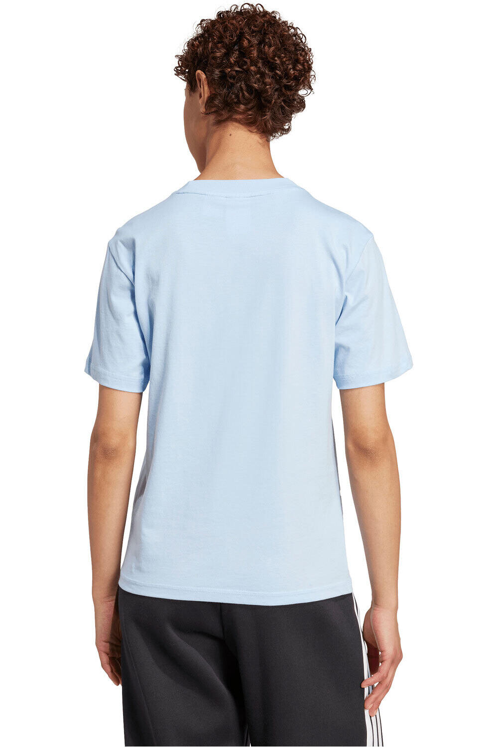 adidas camiseta manga corta mujer Camiseta logo pequeo Essentials vista trasera