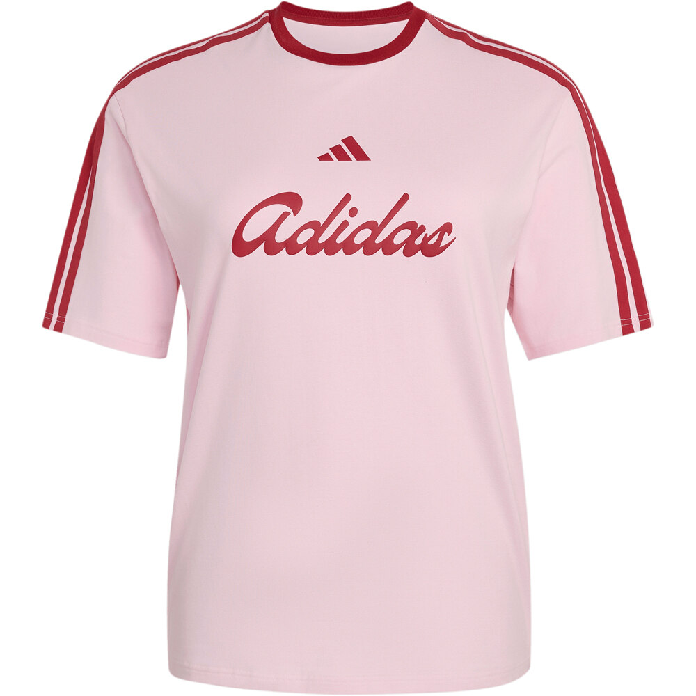 adidas camiseta manga corta mujer CAMISETA LUX TIRO LOOSE GRAPHIC vista detalle