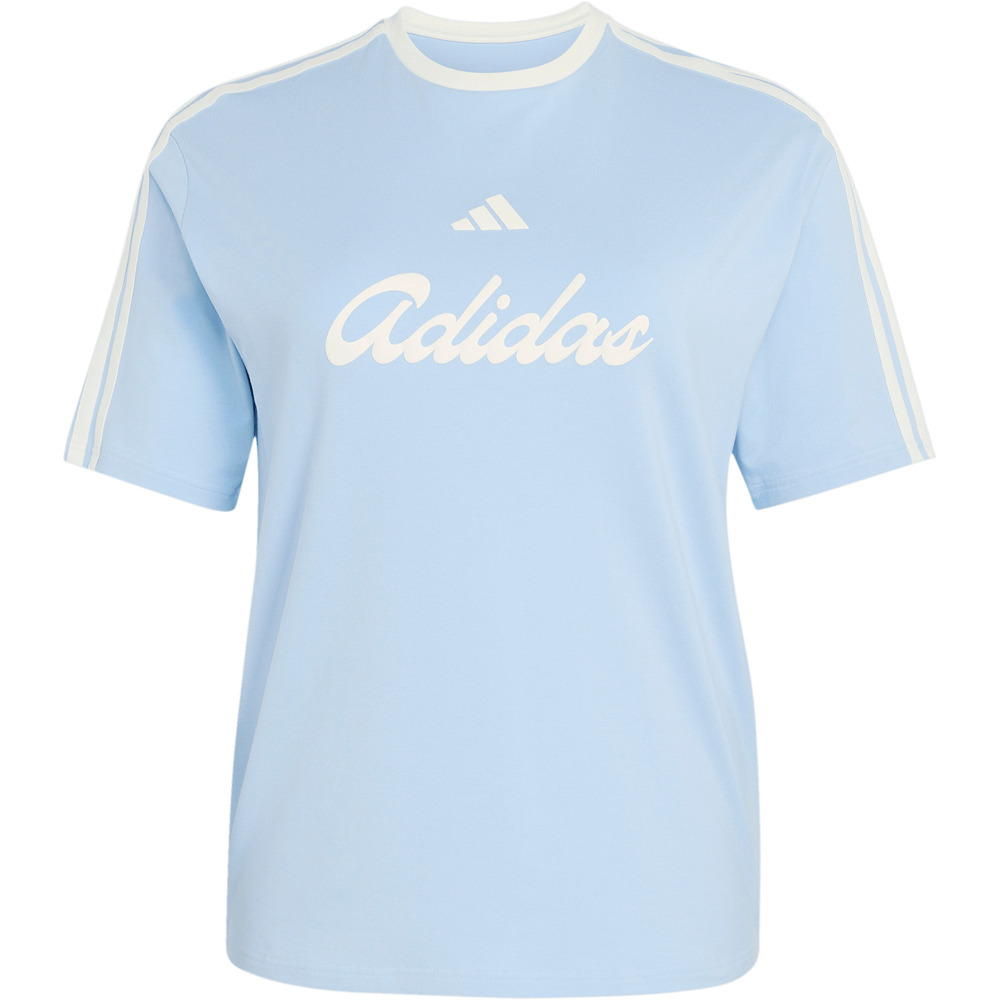 adidas camiseta manga corta mujer CAMISETA LUX TIRO LOOSE GRAPHIC vista detalle
