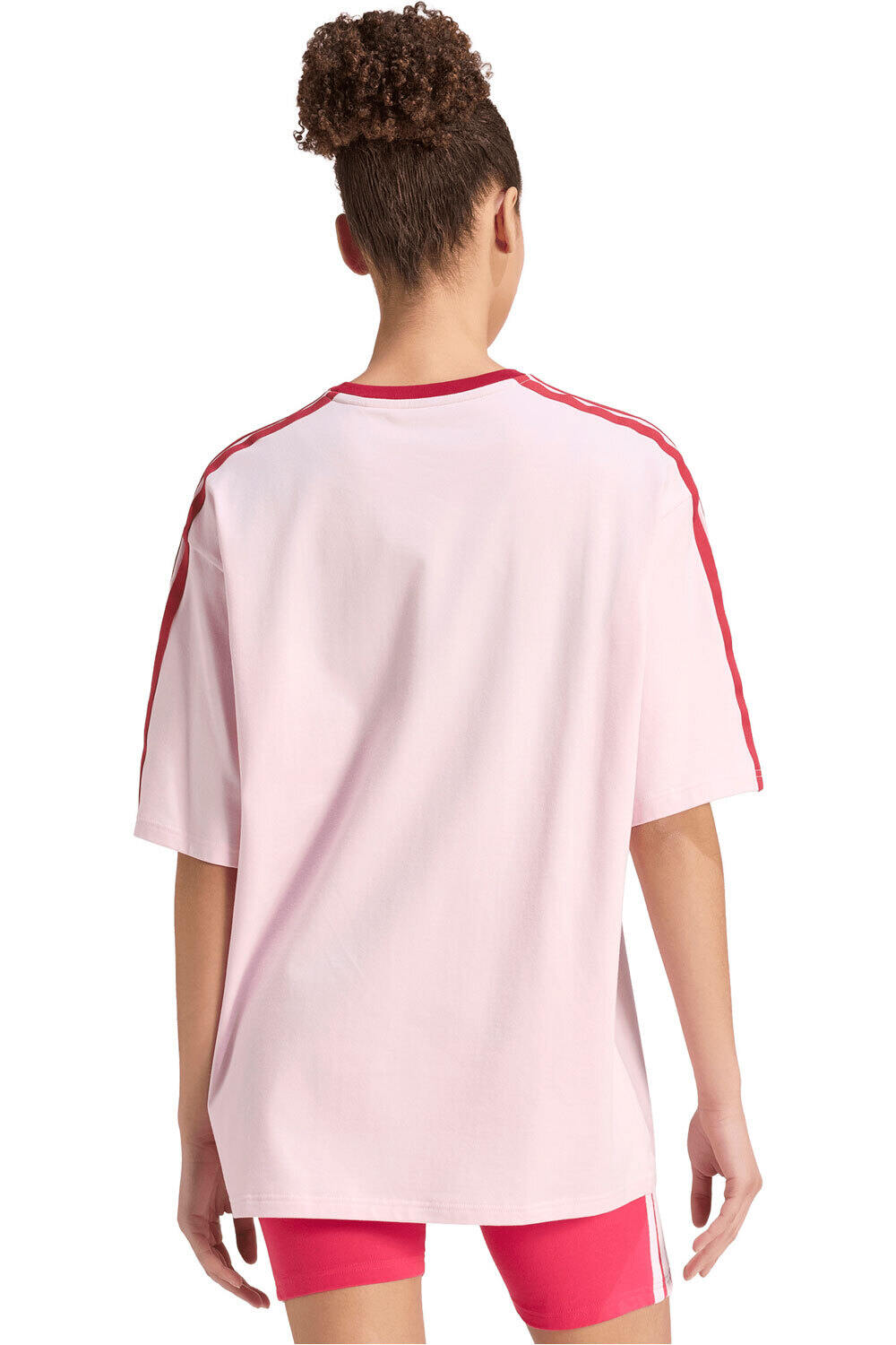 adidas camiseta manga corta mujer CAMISETA LUX TIRO LOOSE GRAPHIC vista trasera