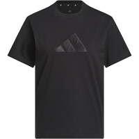 adidas camiseta manga corta mujer CAMISETA SATIN-FILLED LOGO GRAPHIC 03