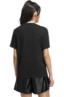 adidas camiseta manga corta mujer CAMISETA SATIN-FILLED LOGO GRAPHIC vista trasera