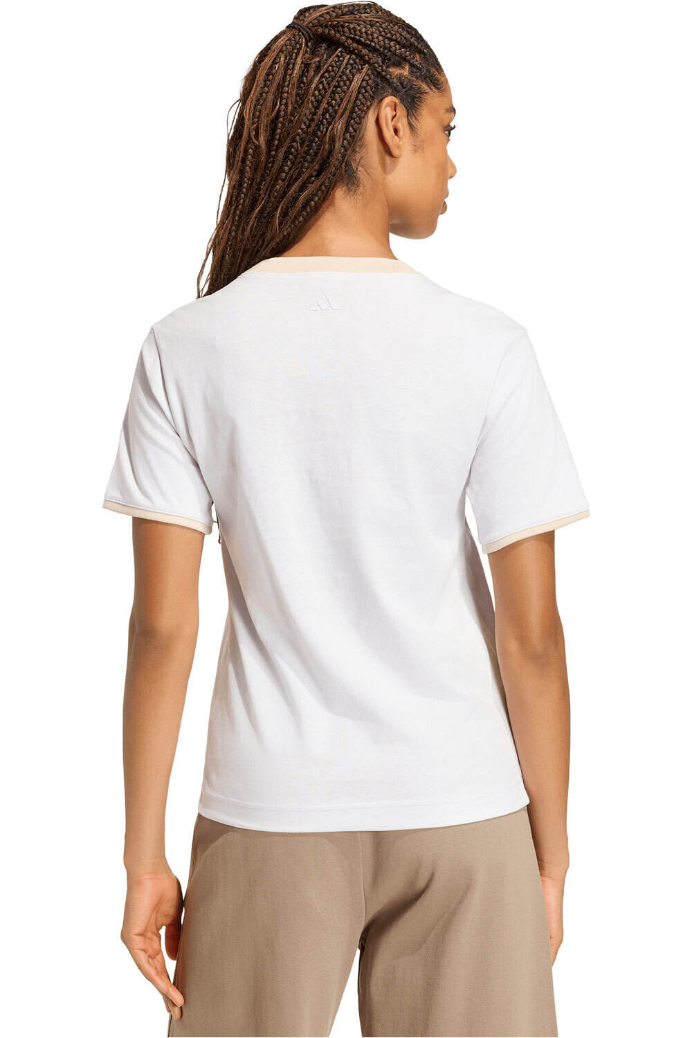 adidas camiseta manga corta mujer Camiseta Seasonal Essentials Colorpop vista trasera