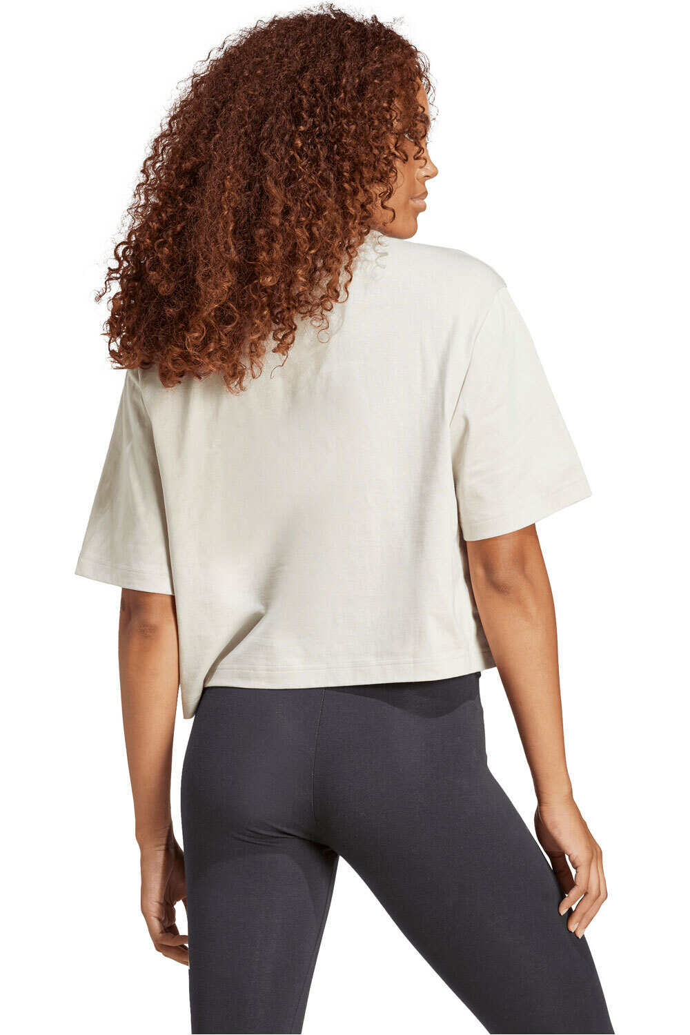adidas camiseta manga corta mujer ESSENTIALS BIG LOGO BOYFRIEND vista trasera