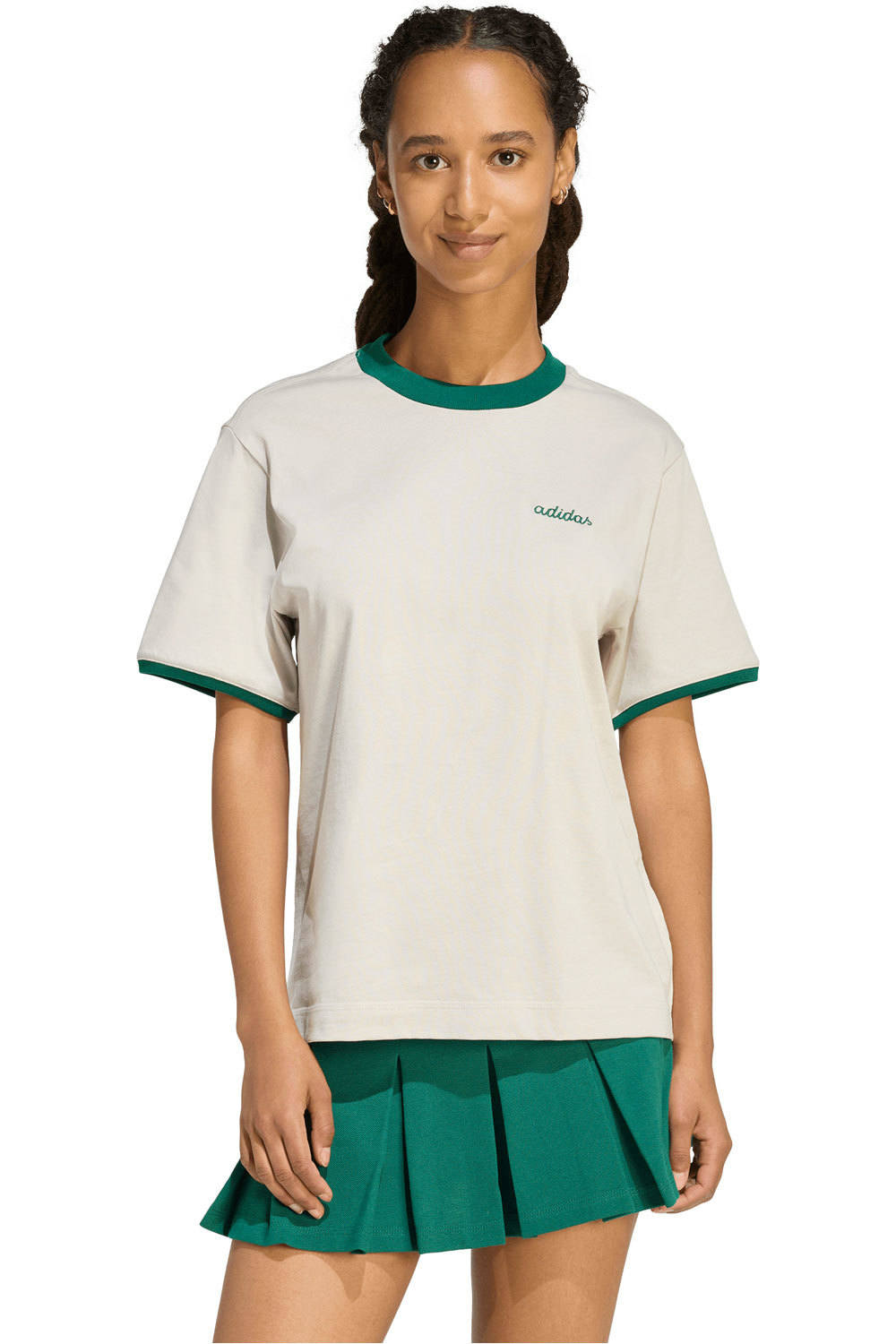 adidas camiseta manga corta mujer ESSENTIALS vista frontal