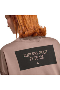 adidas camiseta manga corta mujer ESTAMPADA AUDI F1 TEAM ELEVATED vista detalle