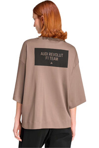 adidas camiseta manga corta mujer ESTAMPADA AUDI F1 TEAM ELEVATED vista trasera