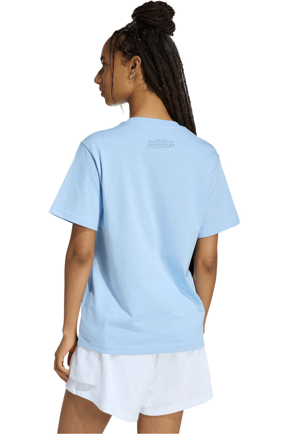 adidas camiseta manga corta mujer ESTAMPADA COLOUR ICON vista trasera