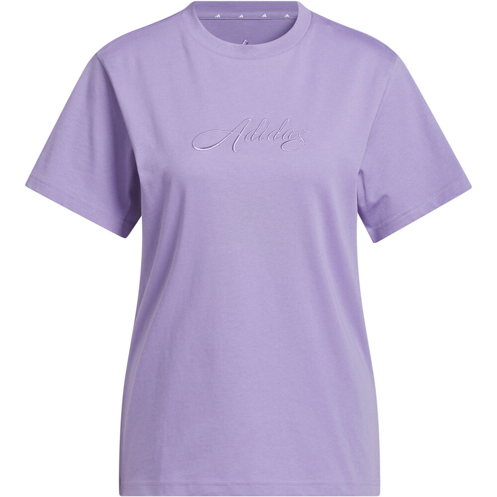 adidas camiseta manga corta mujer ESTAMPADA CURSIVE WORDMARK 04