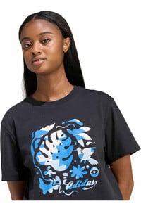 adidas camiseta manga corta mujer ESTAMPADA HOUSE OF TIRO COMMUNITY vista detalle