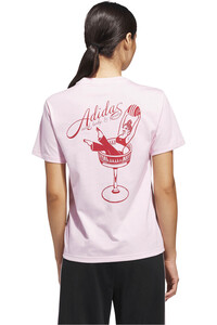 adidas camiseta manga corta mujer ESTAMPADA MIND BODY & SPIRIT vista trasera