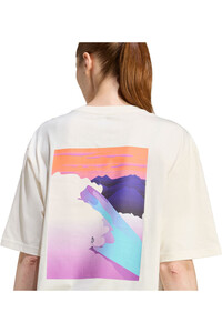 adidas camiseta manga corta mujer ESTAMPADA OUTDOOR ADVENTURE vista detalle