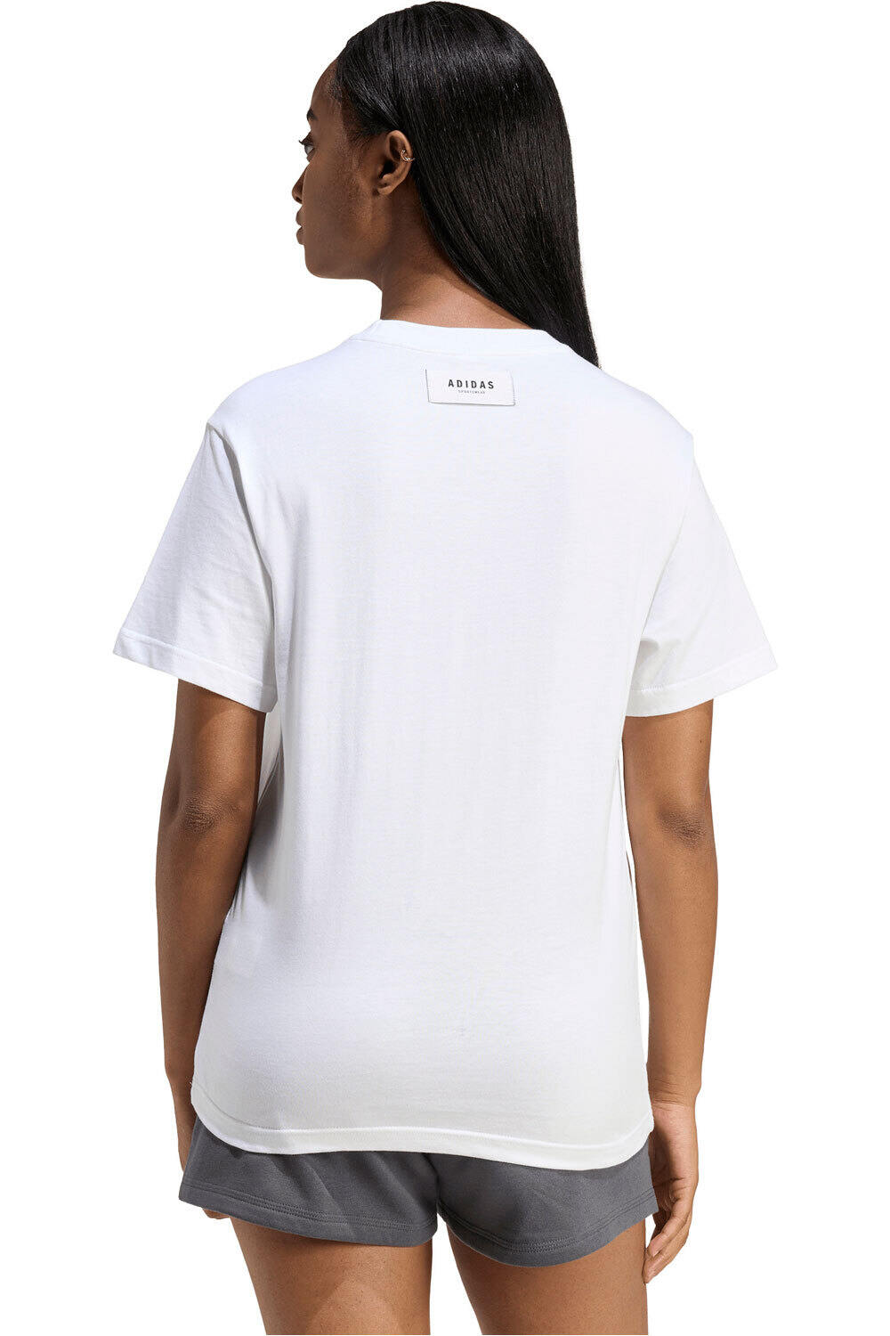 adidas camiseta manga corta mujer ESTAMPADO DE CAMUFLAJE vista trasera