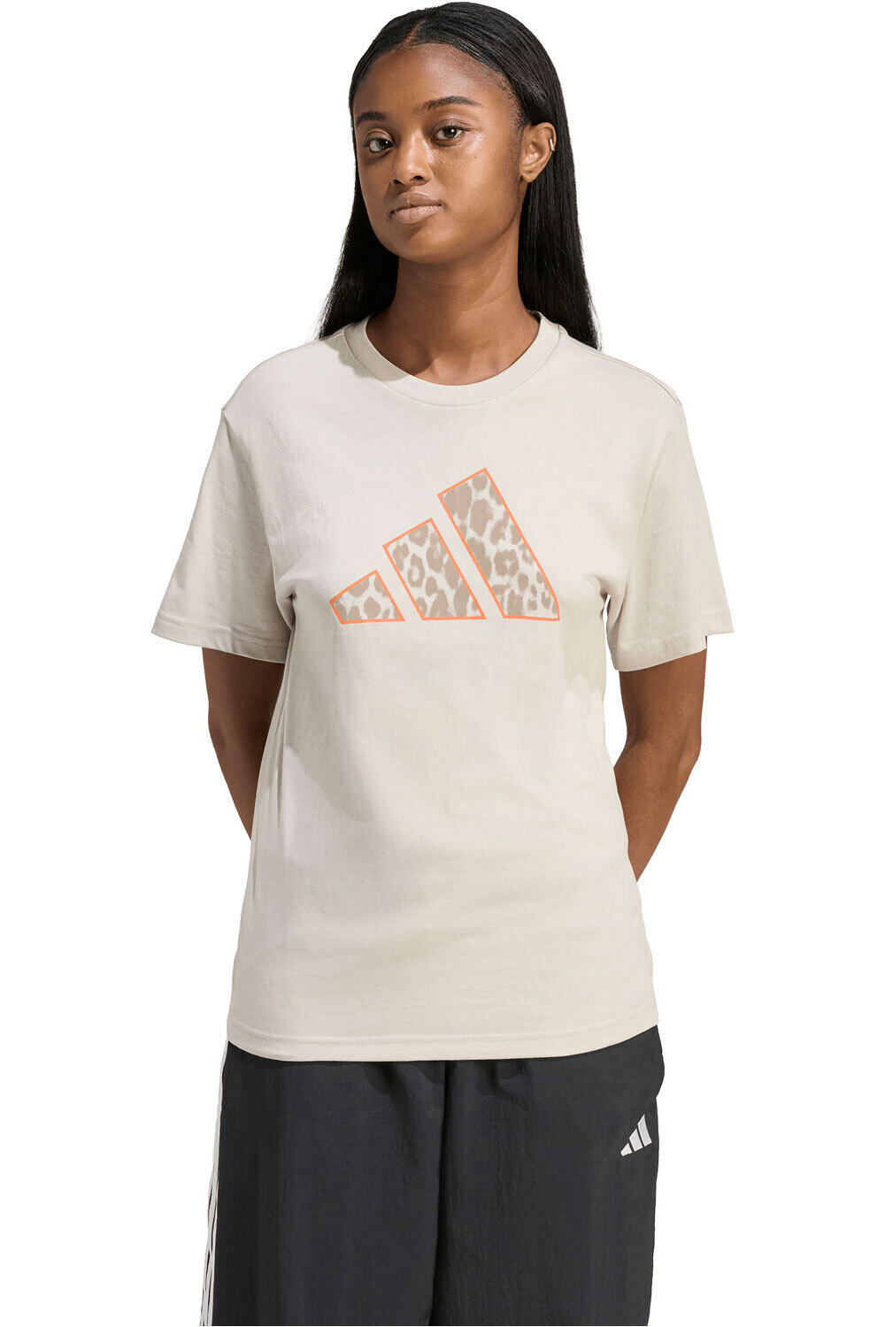 adidas camiseta manga corta mujer ESTAMPADO DE INSPIRACIN ANIMAL vista frontal