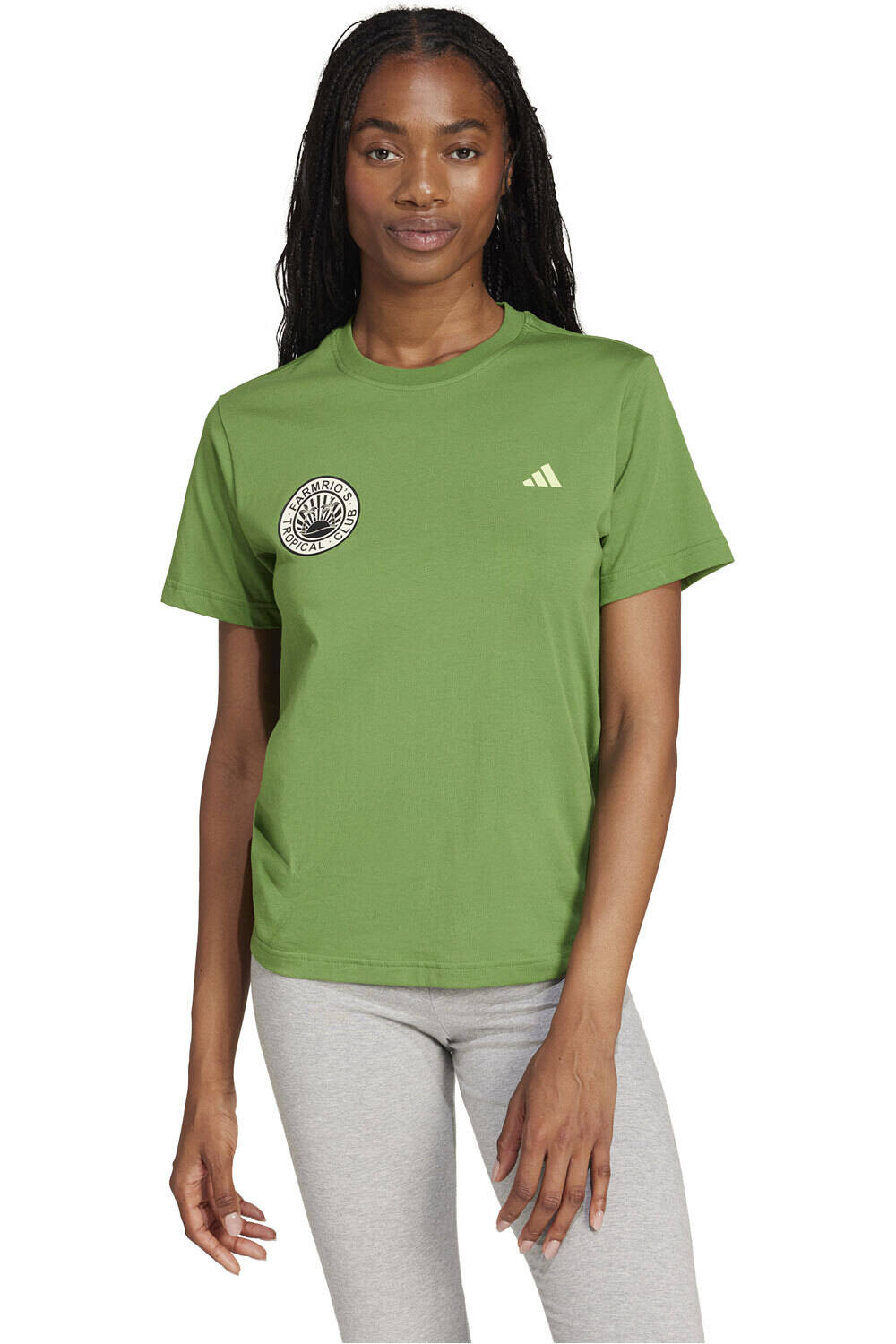 adidas camiseta manga corta mujer FARM GFX TEE vista frontal