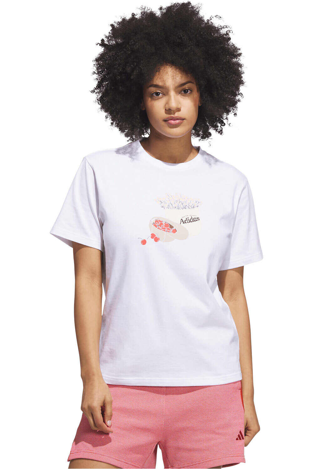 adidas camiseta manga corta mujer FARMERS MARKET GRAPHIC vista frontal