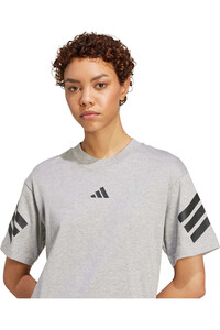 adidas camiseta manga corta mujer FUTURE ICONS 3 BANDAS 03