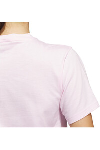 adidas camiseta manga corta mujer GINGA TEXTURIZADA CON LOGOTIPO GRANDE 03