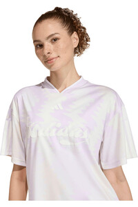 adidas camiseta manga corta mujer HOUSE OF TIRO X COMMON GOAL vista detalle