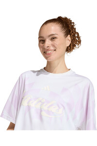 adidas camiseta manga corta mujer HOUSE OF TIRO X COMMON GOAL vista detalle