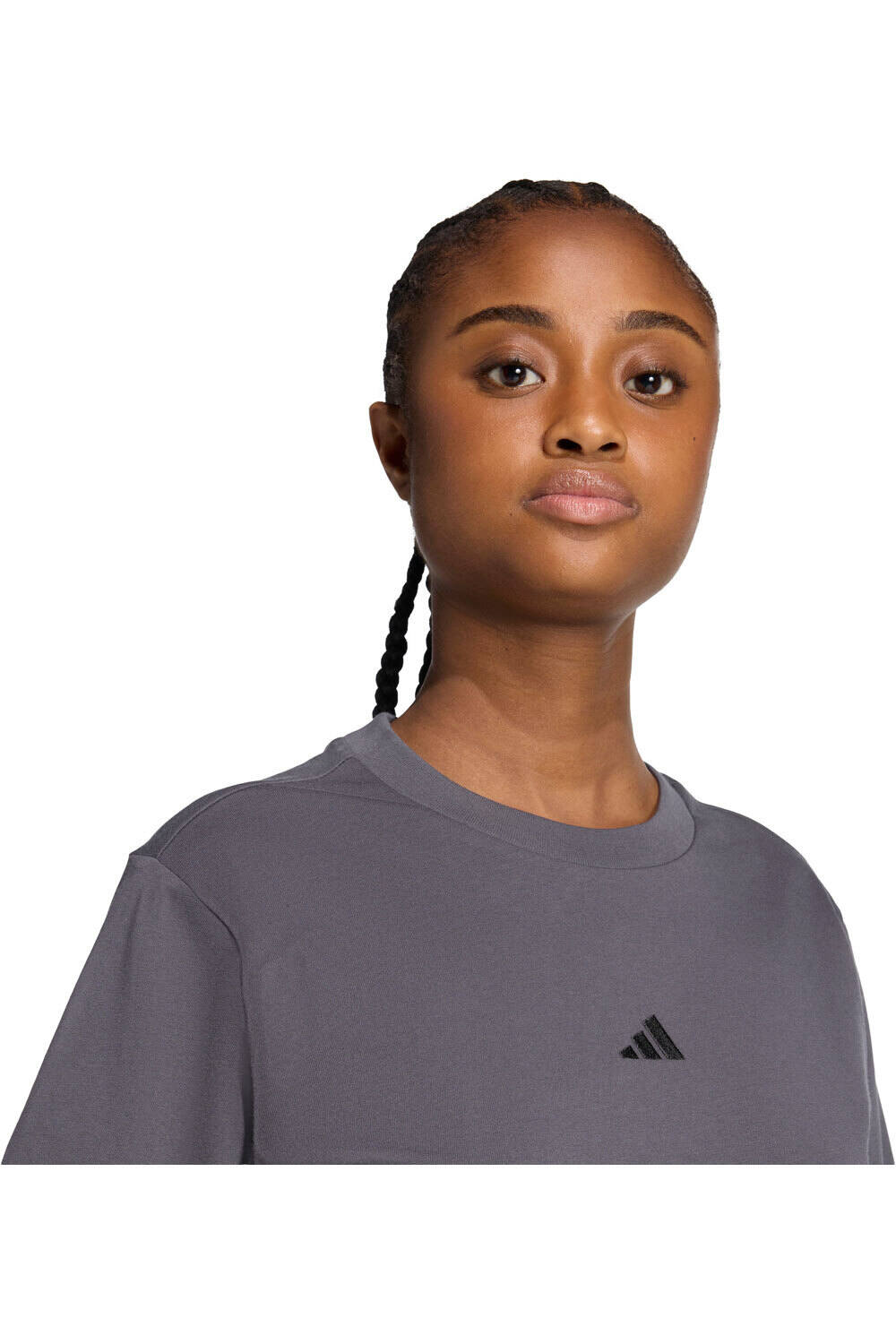 adidas camiseta manga corta mujer LOGOTIPO PEQUEO ESSENTIALS vista detalle