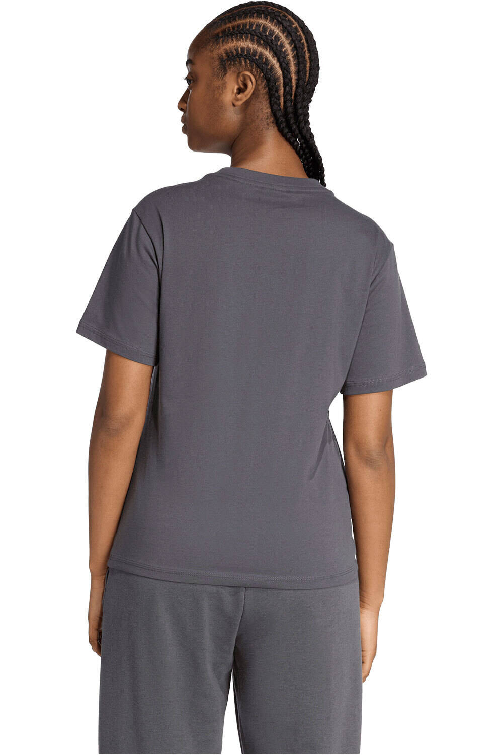 adidas camiseta manga corta mujer LOGOTIPO PEQUEO ESSENTIALS vista trasera