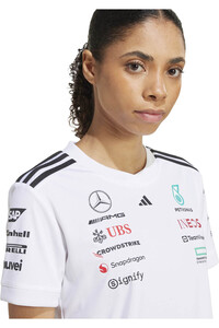 adidas camiseta manga corta mujer MERCEDES AMG PETRONAS F1 TEAM 03
