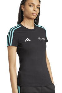 adidas camiseta manga corta mujer MERCEDES AMG PETRONAS F1 TEAM DNA vista detalle