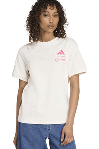 adidas camiseta manga corta mujer MERCEDES AMG PETRONAS SUMMER PACK vista detalle