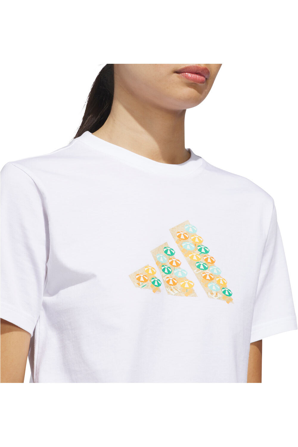 adidas camiseta manga corta mujer PARAGUAS GRAPHICS vista detalle