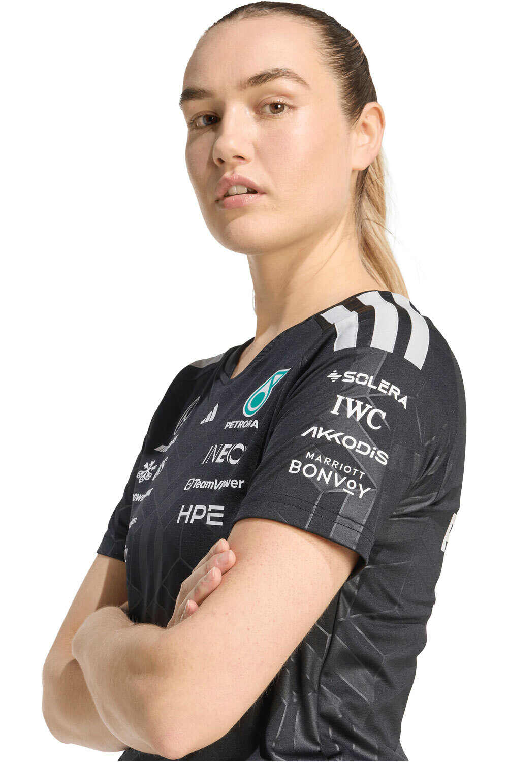 adidas camiseta manga corta mujer PILOTO MERCEDES-AMG PETRONAS F1 TEAM 04