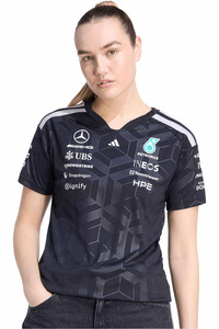 adidas camiseta manga corta mujer PILOTO MERCEDES-AMG PETRONAS F1 TEAM vista detalle
