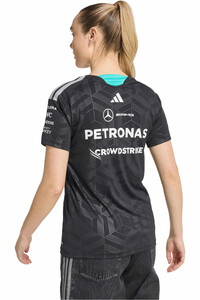adidas camiseta manga corta mujer PILOTO MERCEDES-AMG PETRONAS F1 TEAM vista trasera