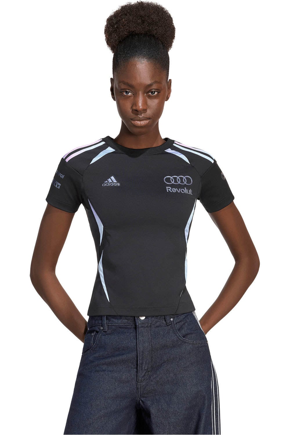 adidas camiseta manga corta mujer REVOLUT F1 TEAM TEAMGEIST vista frontal