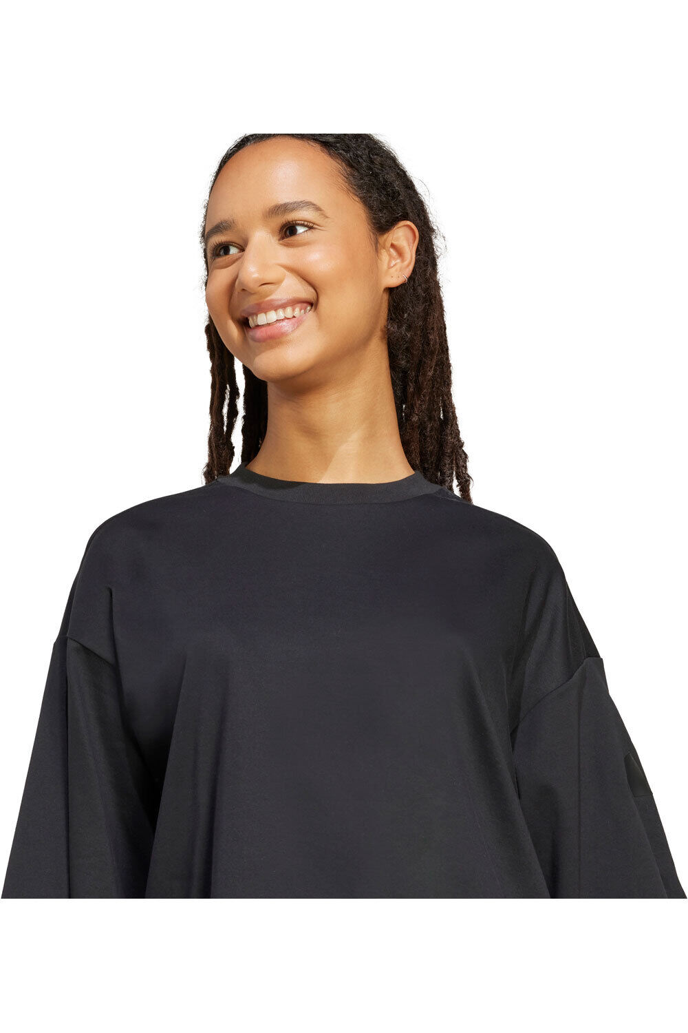 adidas camiseta manga corta mujer SOFT LUX OVERSIZED 03