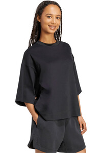 adidas camiseta manga corta mujer SOFT LUX OVERSIZED vista detalle