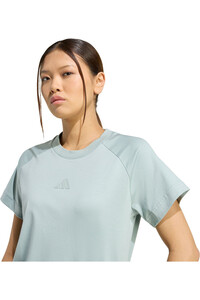 adidas camiseta manga corta mujer SOFT LUX vista detalle